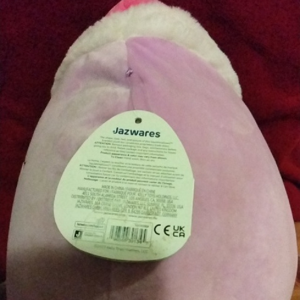 Squishmallow Cute Plush Octopus with Santa Hat - Picture 6 of 6